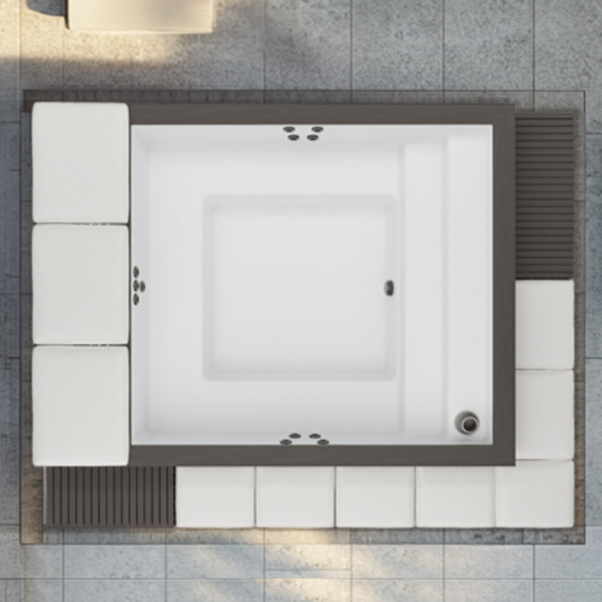 AquaSolus Mirage Spa – Mini-Pool 3.00 x 2.36 m, 13 Jets